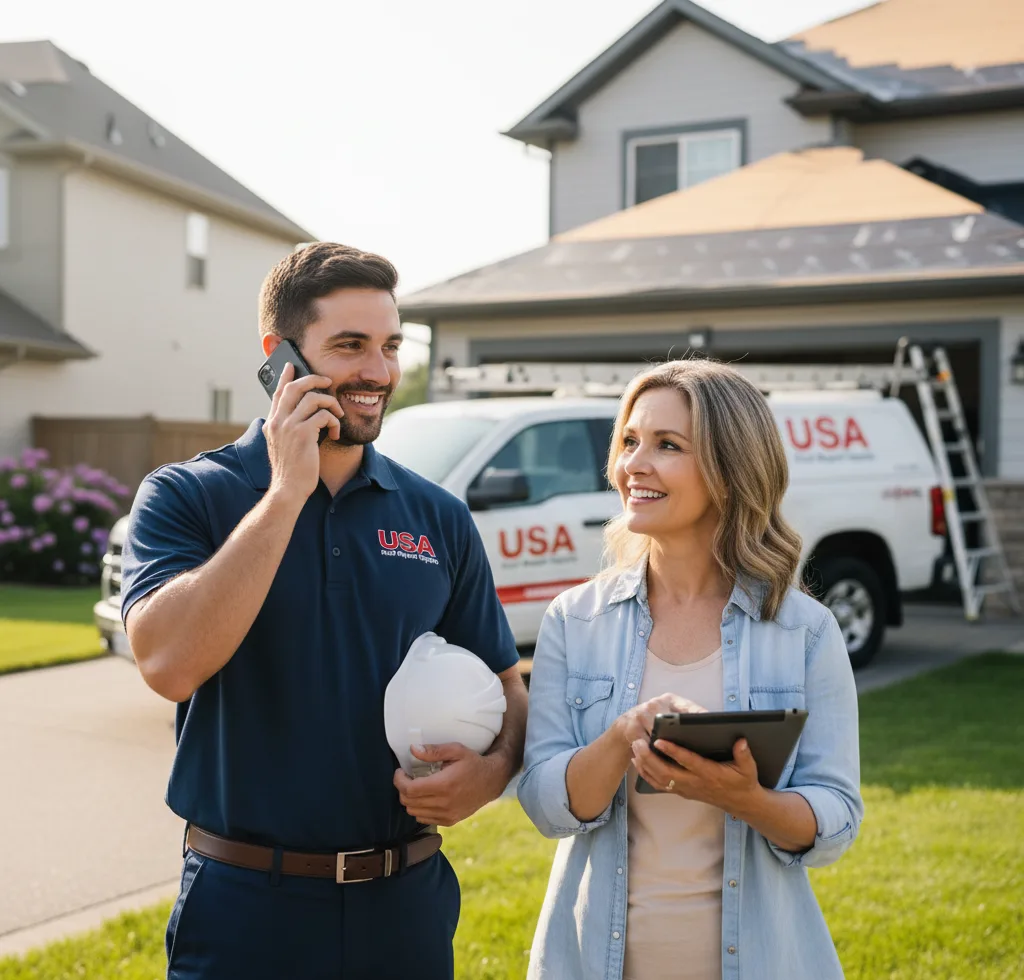 USA Roof Repair Experts customer support in Dugspur